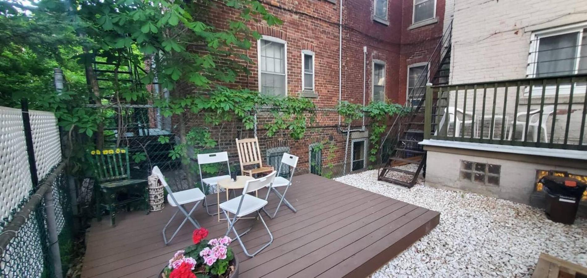 Heart Of Mtr For Memerable Experiance 2 Backyard 7Minmetro Fully Renovated & Equipped Montreal Luaran gambar